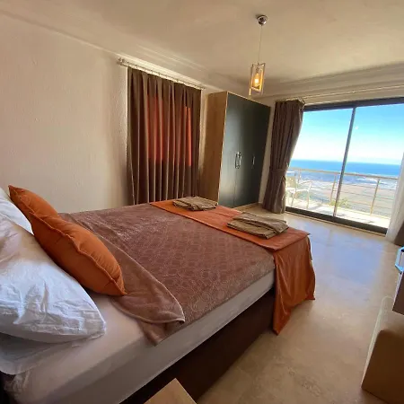 With Indoor Pool And Jacuzzi For 8 People In Kas, Kalkan - Awz 121